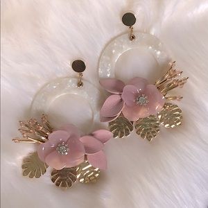 Kate Spade Flower Statement Earrings
